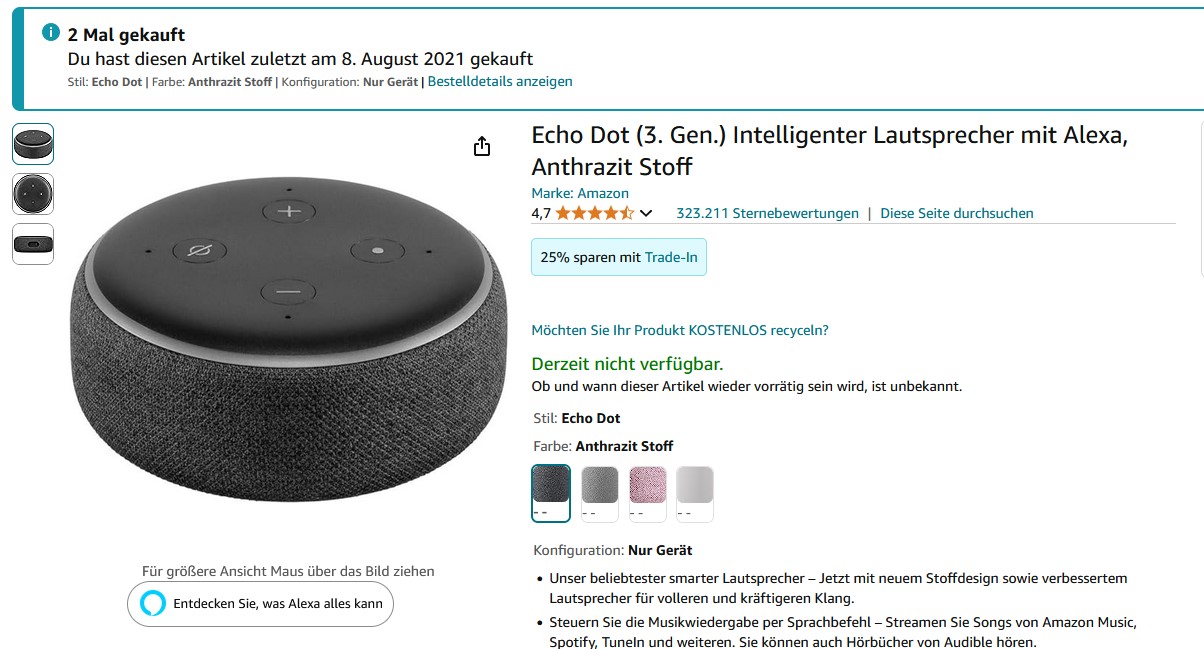 Wieso die Amazon Echo immer schlechter wird